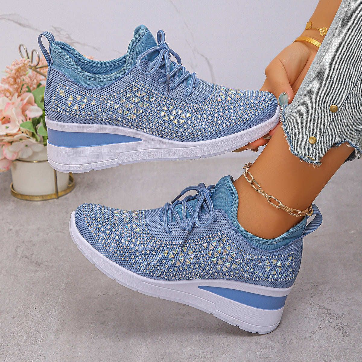 Cavashi™ Liora | Orthopädische Sneakers mit funkelndem Stil
