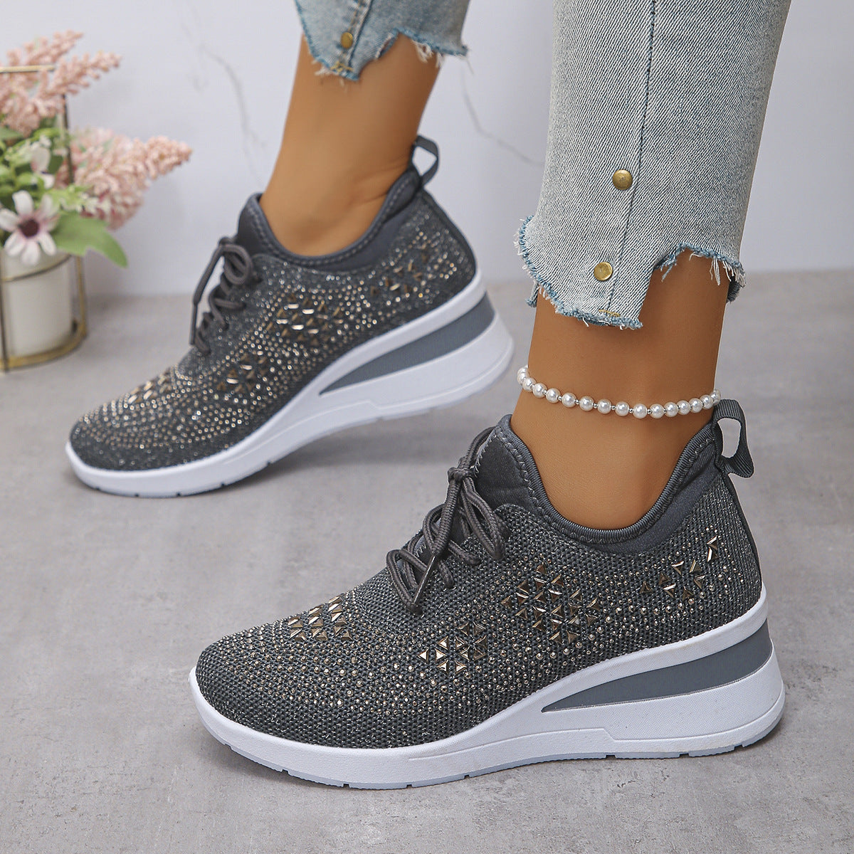 Cavashi™ Liora | Orthopädische Sneakers mit funkelndem Stil