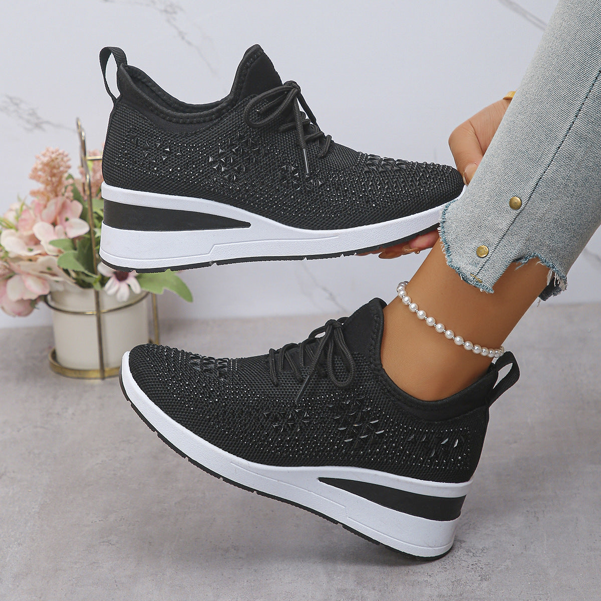 Cavashi™ Liora | Orthopädische Sneakers mit funkelndem Stil
