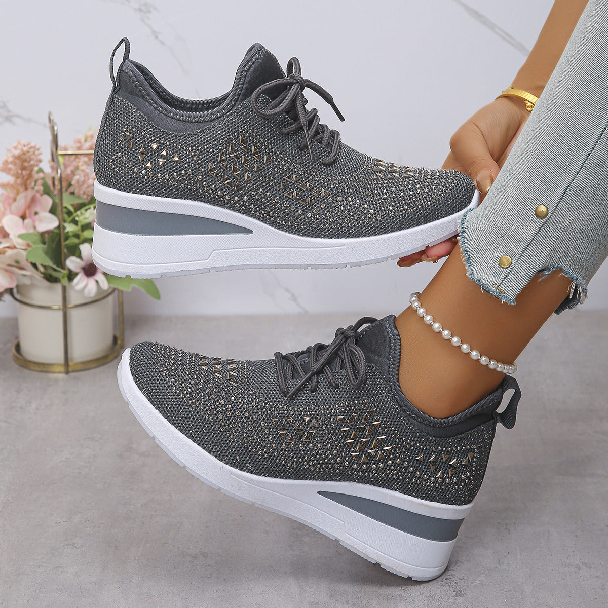 Cavashi™ Liora | Orthopädische Sneakers mit funkelndem Stil