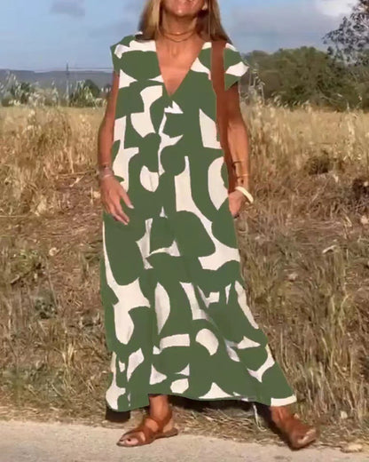 Cavashi Kleid Éloïse – Leicht, Lässig & Künstlerisch – Ideal für sonnige Tage