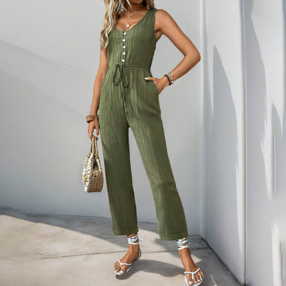 Kaïa Jumpsuit – Fließende Eleganz & Lässiger Chic