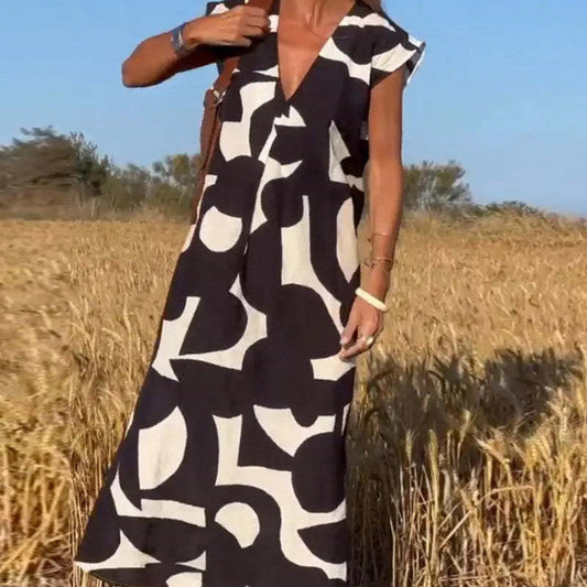 Cavashi Kleid Éloïse – Leicht, Lässig & Künstlerisch – Ideal für sonnige Tage